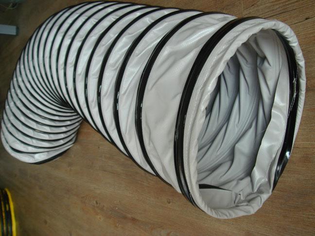 PVC Reinforced Exhaust Ventilation Ducting for Metal or Mine Good Flexibility(图1)