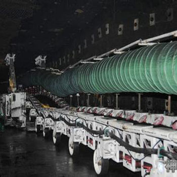 TBM Project Flame Retardant Compressed Ventilation Hose Exhaust Gas(图2)