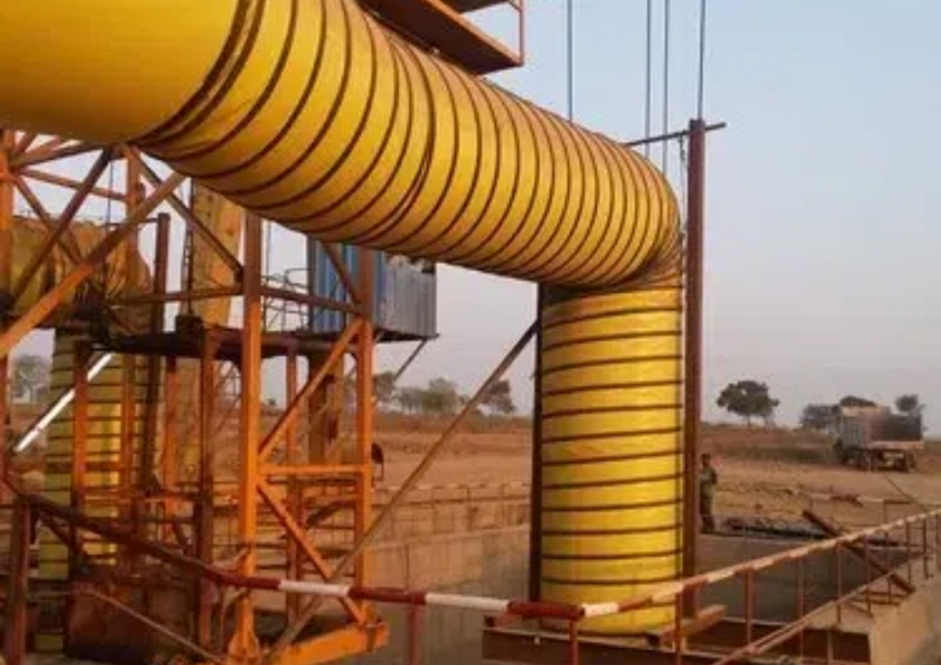 PVC Compressible Fire Resistance Spiral Duct for Tunneling(图4)