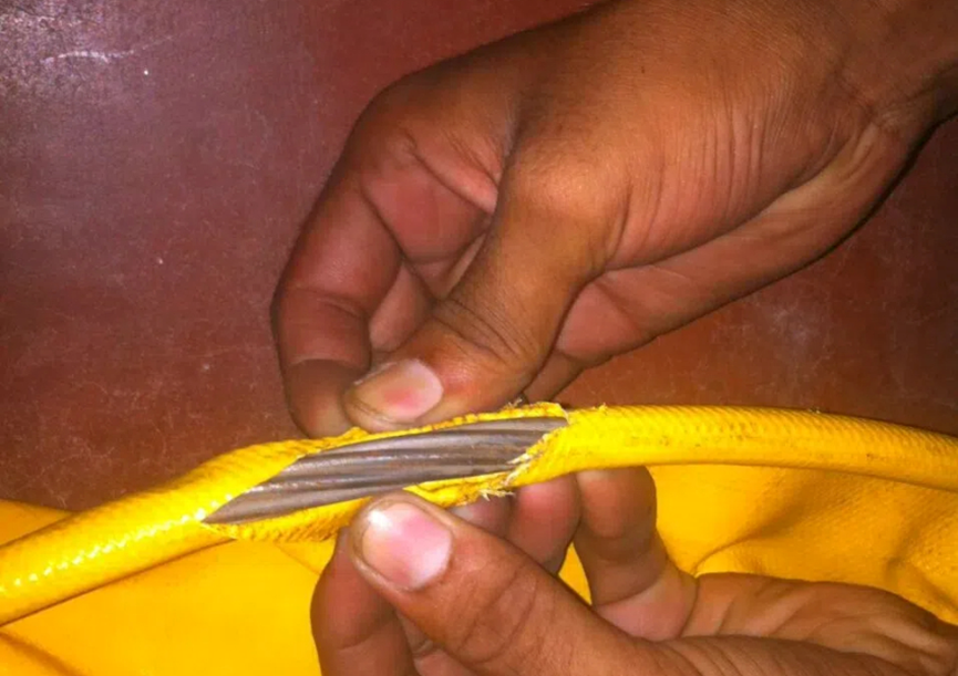 Foldable Flame retardant PVC flexible air duct for mining(图1)